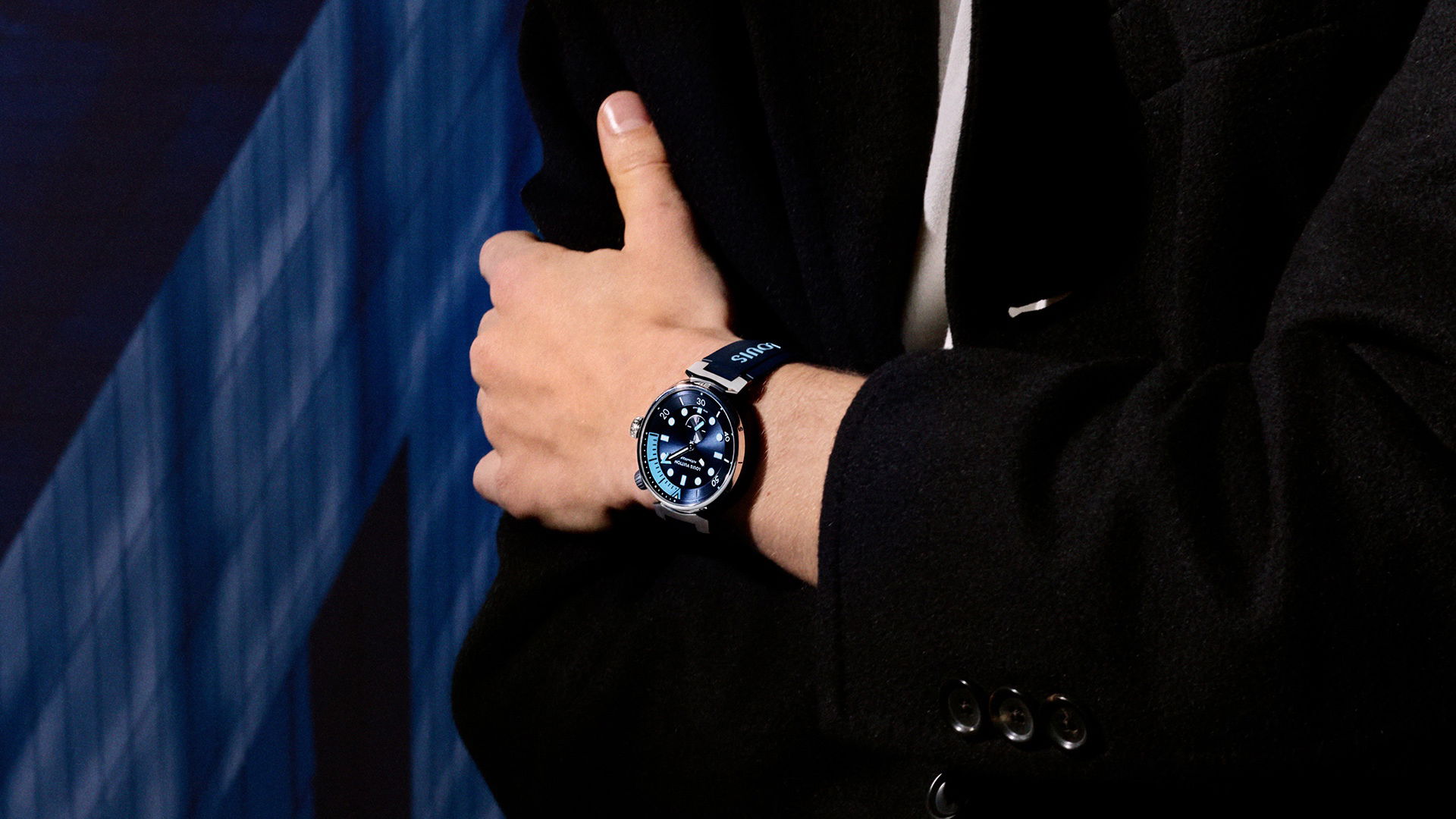 Tambour Street Diver Skyline Blue - Image 11