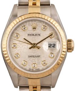 HandMade The Ladies Rolex Datejust 79173 Silver Diamond
