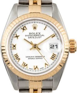 HandMade The Datejust Ladies Rolex 79173 White Roman Dial