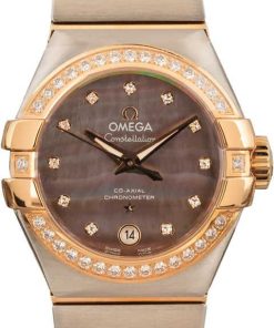 HandMade The Ladies Omega Constellation Tahiti Mother of Pearl