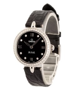 Alternative view of HandMade The Ladies Omega De Ville Prestige Black Diamond Dial