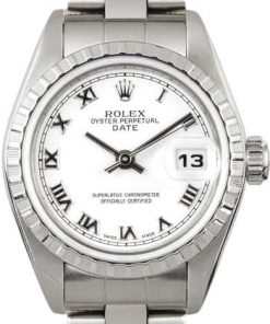 HandMade The Ladies Rolex Date 79240 White Roman