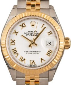 HandMade The Ladies Rolex Datejust 279173 White Roman Dial