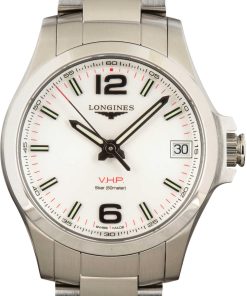 HandMade The Ladies Longines Conquest V.H.P Stainless Steel