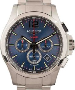 HandMade The Longines Conquest V.H.P. Chronograph Blue Dial