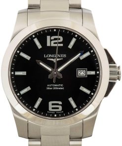 HandMade The Longines Conquest Black Dial