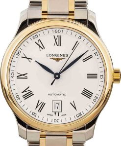 HandMade The Longines Master White Roman Dial