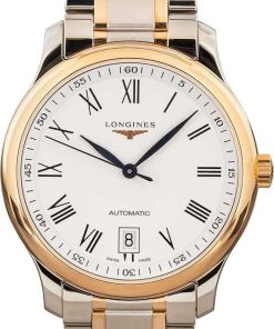 HandMade The Longines Master Stainless Steel & 18k Rose Gold