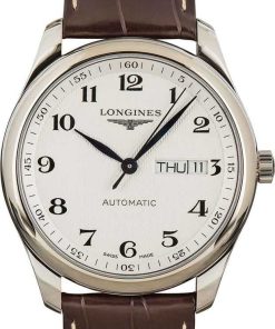 HandMade The Longines Master Collection Steel on Leather Strap