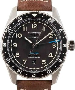 HandMade The Longines Spirit Zulu Time Black Arabic Dial