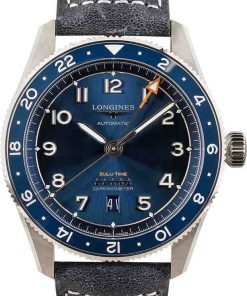 HandMade The Longines Spirit Zulu Time Blue Arabic Dial