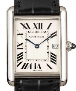 HandMade The Cartier Tank Louis 18K White Gold