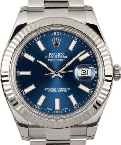 HandMade The Rolex Datejust 116334 Blue Luminous Dial
