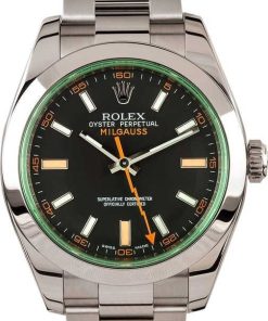 HandMade The New Rolex Milgauss w/ Anniversary Green Crystal 116400GV