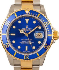 HandMade The Certified Rolex Submariner 16613 Blue Insert