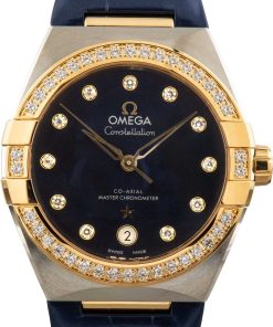 HandMade The Omega Constellation Two Tone Blue Diamond Dial
