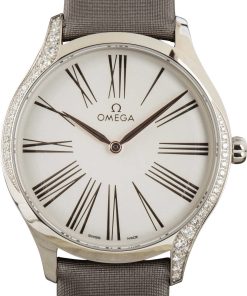 HandMade The Omega De Ville Tresor Silver Roman Dial