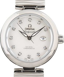 HandMade The Lady Omega De Ville Ladymatic Mother of Pearl Dial