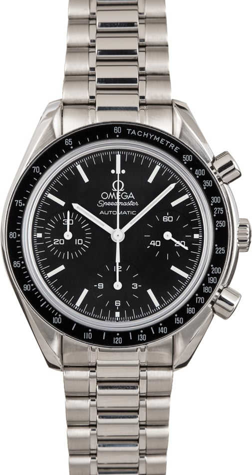 HandMade The Omega Speedmaster Reduced Steel Chronograph 39MM