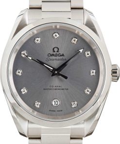 HandMade The Omega Seamaster Aqua Terra 150M Grey Diamond Dial