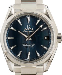 HandMade The Omega Seamaster Blue Teak Aqua Terra