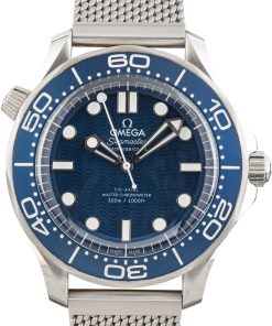 HandMade The Omega Seamaster Diver 300M Blue Dial James Bond 60th Anniversary
