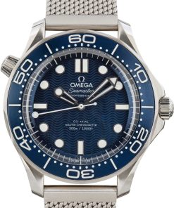 HandMade The Omega Seamaster Diver 300M James Bond 60th Anniversary Stainless Steel