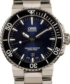 HandMade The Oris Aquis Date Green Dial Steel