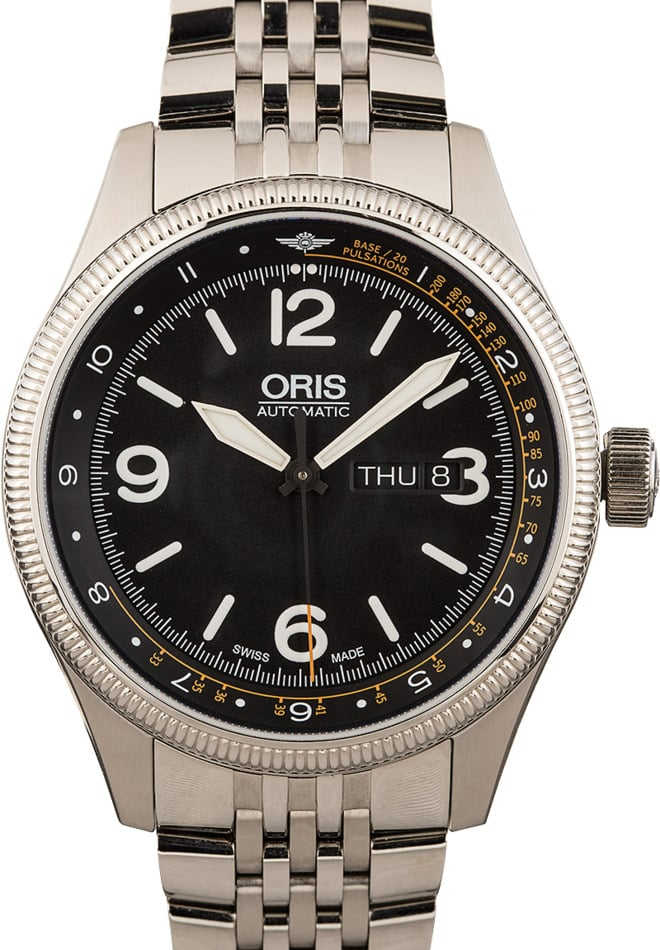 HandMade The Oris Big Crown Royal Flying Doctor Service Black Dial