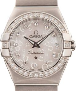 HandMade The Womens Omega Constellation Diamond Bezel