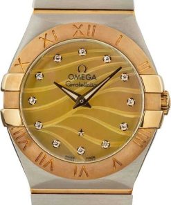 HandMade The Omega Constellation Wavy Mother of Pearl Dial