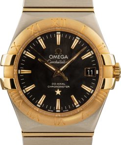 HandMade The Omega Constellation Steel & 18k Yellow Gold Grey Dial