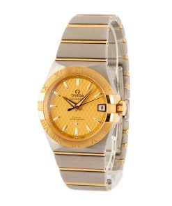 Alternative view of HandMade The Omega Constellation Champagne Lozenge Dial