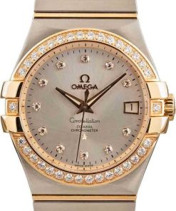 HandMade The Omega Constellation Stainless Steel & Red Gold