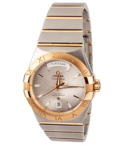 Alternative view of HandMade The New Omega Constellation Two Tone Silver Dial