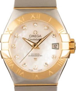 HandMade The Omega Constellation Steel & Yellow Gold