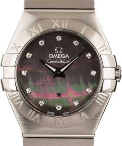 HandMade The Omega Constellation Tahiti Mother of Pearl Diamond Dial