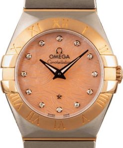 HandMade The Ladies Omega Constellation Mother of Pearl Dial