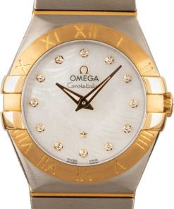 HandMade The Ladies Omega Constellation Diamond Dial