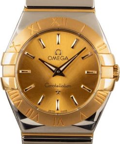 HandMade The Ladies Omega Constellation Champagne Dial