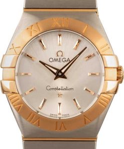 HandMade The Ladies Omega Constellation Silver Dial