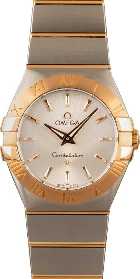 HandMade The Ladies Omega Constellation Silver Dial
