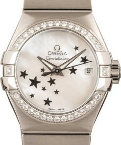 HandMade The Omega Constellation White Mother of Pearl Dial
