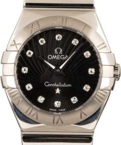 HandMade The Omega Constellation Black Supernova Diamond Dial