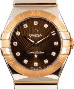 HandMade The Omega Constellation Brown Supernova Diamond Dial