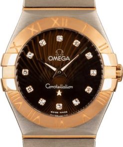HandMade The Omega Constellation Brown Diamond Dial