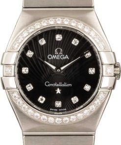 HandMade The Omega Constellation Steel Diamond Dial & Bezel