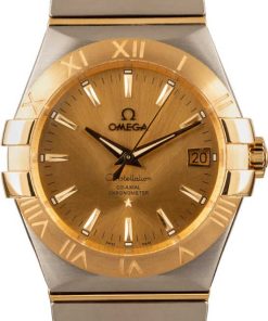 HandMade The Omega Constellation Steel & 18k Gold Champagne Dial