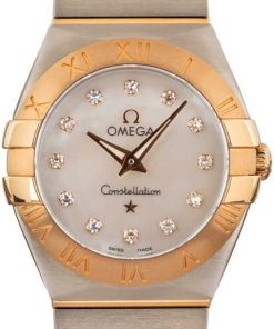 HandMade The Omega Constellation Diamond Mother of Pearl Dial