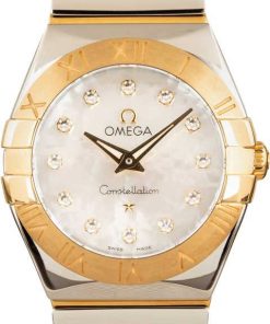 HandMade The Ladies Omega Constellation Mother Of Pearl